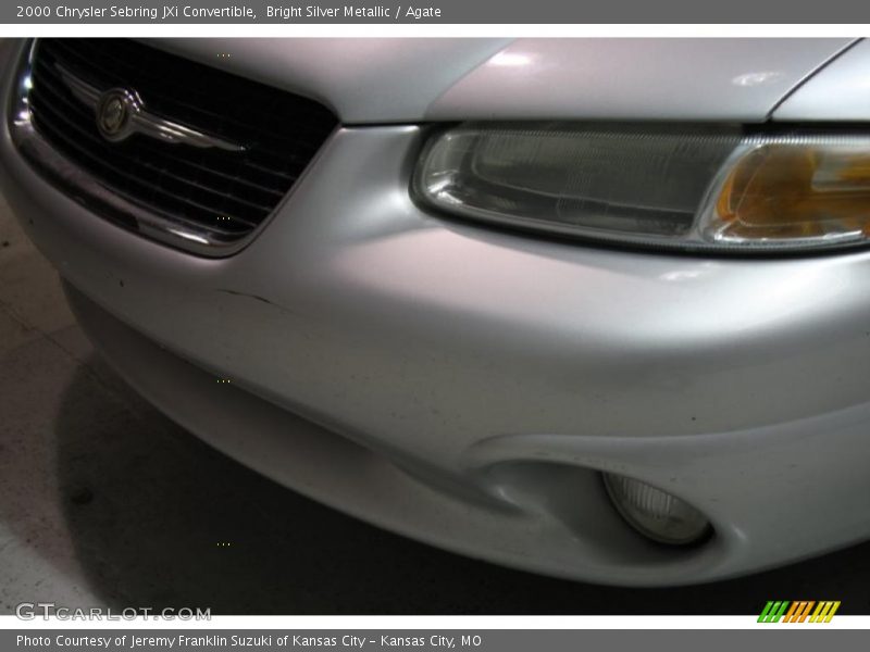 Bright Silver Metallic / Agate 2000 Chrysler Sebring JXi Convertible