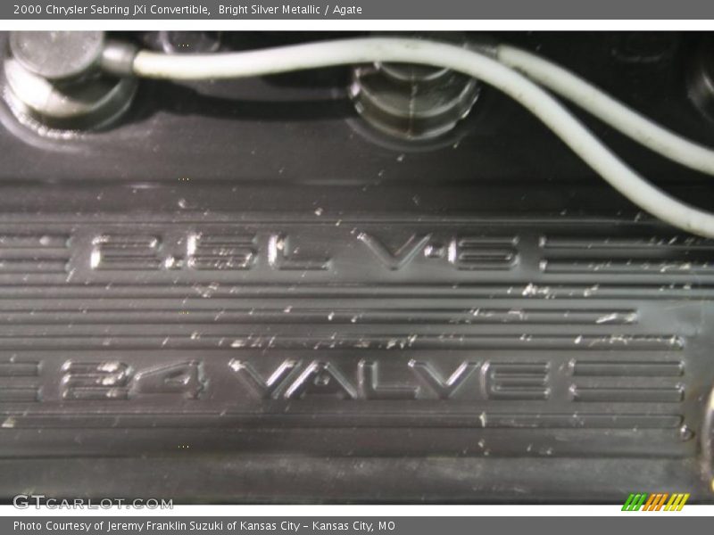 Bright Silver Metallic / Agate 2000 Chrysler Sebring JXi Convertible