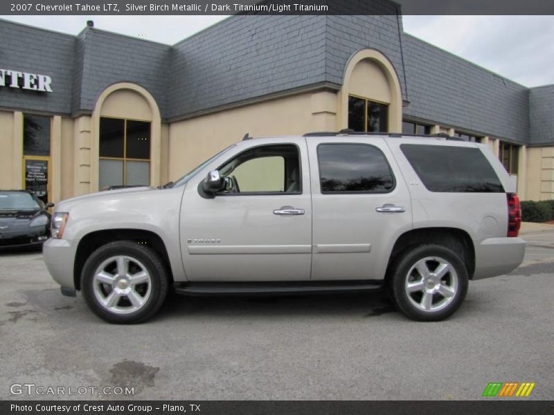 Silver Birch Metallic / Dark Titanium/Light Titanium 2007 Chevrolet Tahoe LTZ