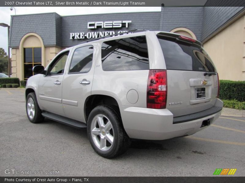 Silver Birch Metallic / Dark Titanium/Light Titanium 2007 Chevrolet Tahoe LTZ