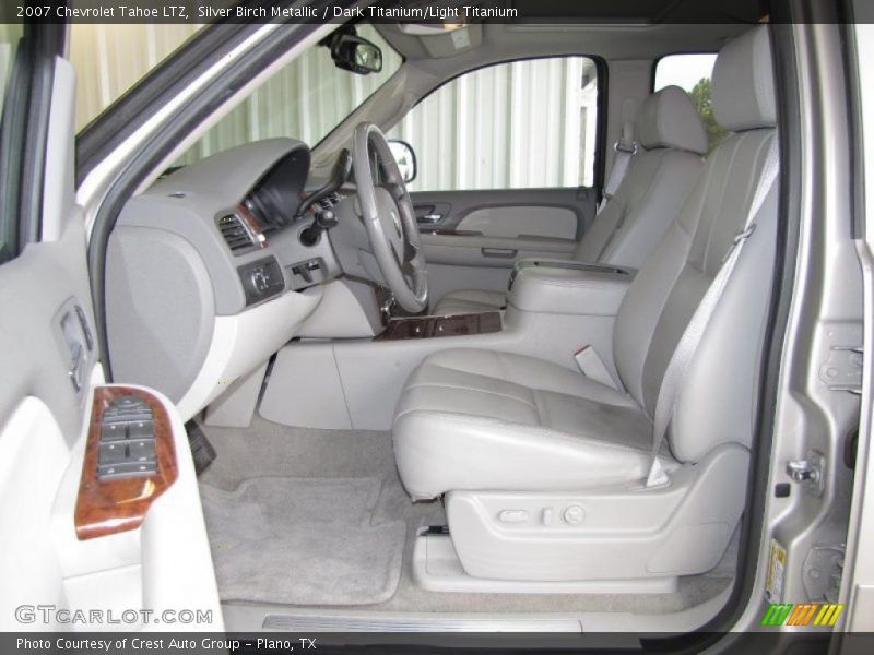 Silver Birch Metallic / Dark Titanium/Light Titanium 2007 Chevrolet Tahoe LTZ