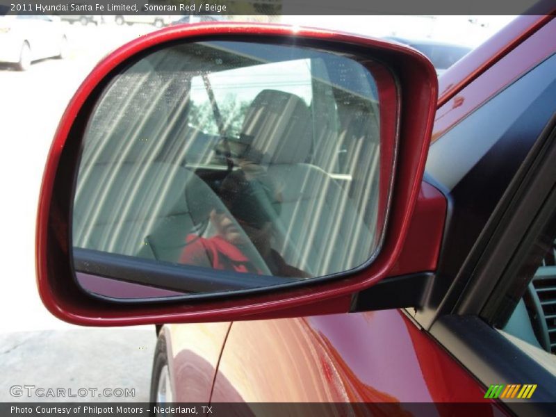 Sonoran Red / Beige 2011 Hyundai Santa Fe Limited