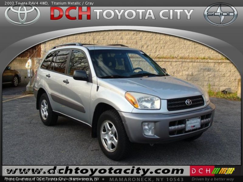 Titanium Metallic / Gray 2003 Toyota RAV4 4WD