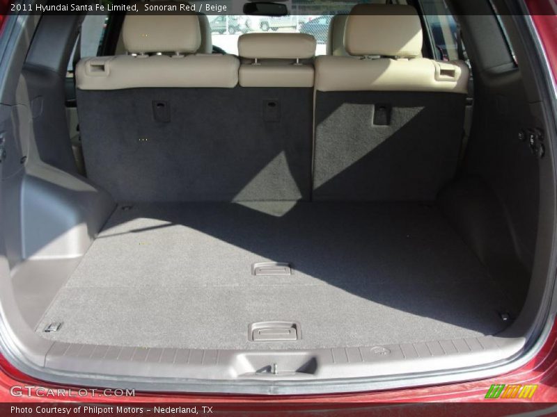  2011 Santa Fe Limited Trunk