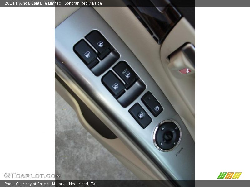 Controls of 2011 Santa Fe Limited