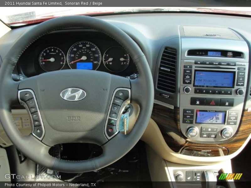 Dashboard of 2011 Santa Fe Limited