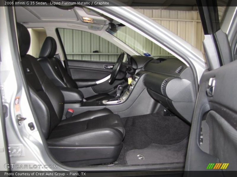 Liquid Platinum Metallic / Graphite 2006 Infiniti G 35 Sedan