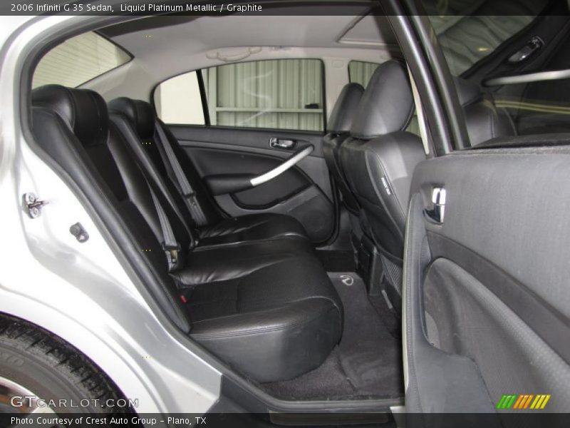 Liquid Platinum Metallic / Graphite 2006 Infiniti G 35 Sedan