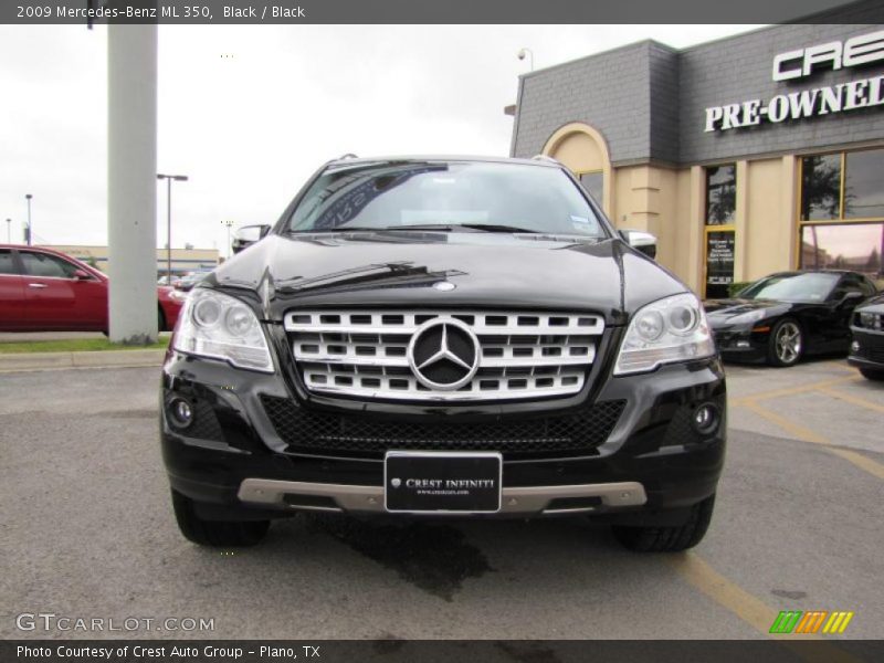 Black / Black 2009 Mercedes-Benz ML 350