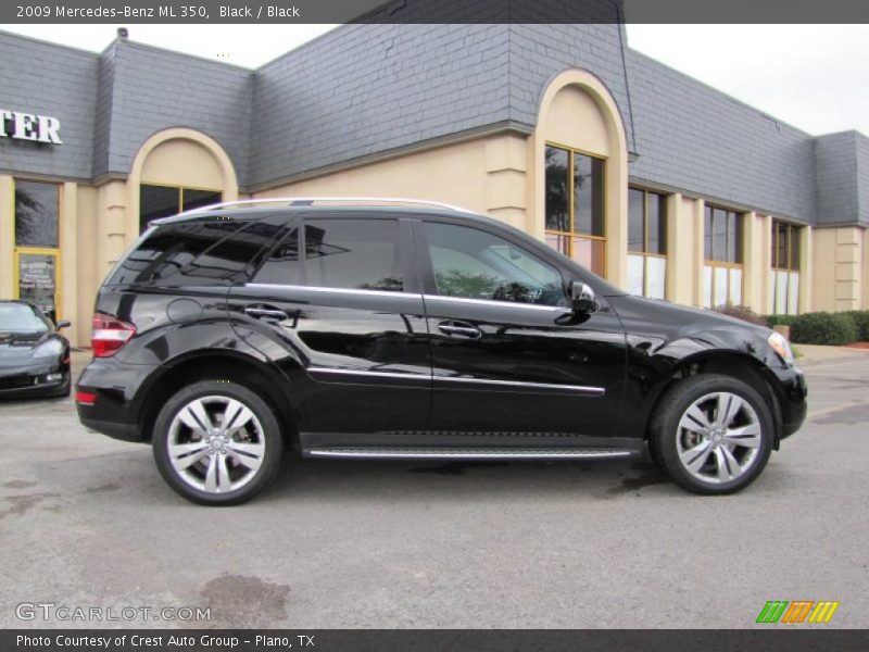 Black / Black 2009 Mercedes-Benz ML 350