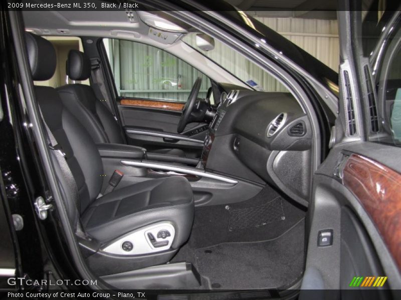 Black / Black 2009 Mercedes-Benz ML 350