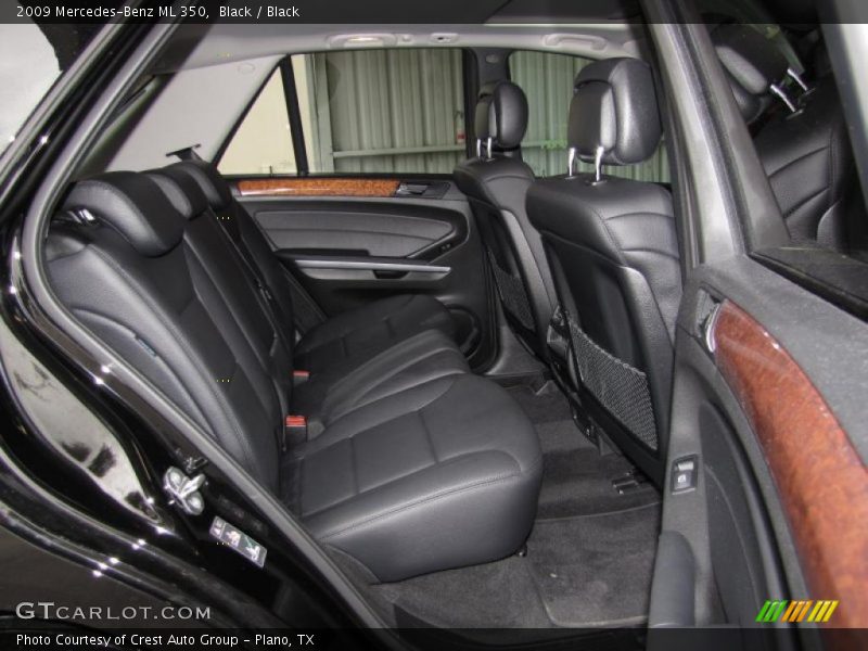 Black / Black 2009 Mercedes-Benz ML 350