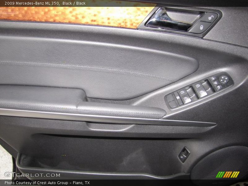 Black / Black 2009 Mercedes-Benz ML 350