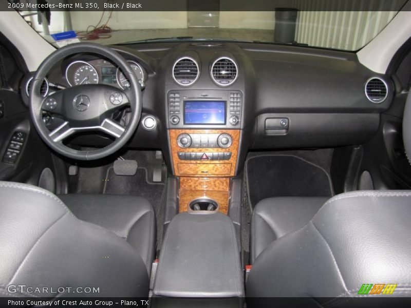 Black / Black 2009 Mercedes-Benz ML 350