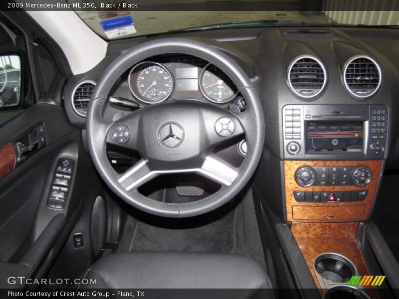 Black / Black 2009 Mercedes-Benz ML 350