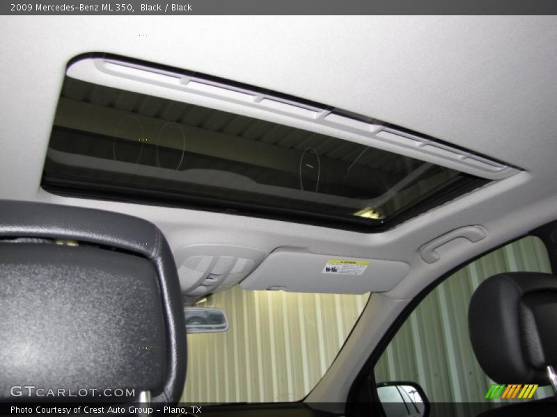 Black / Black 2009 Mercedes-Benz ML 350