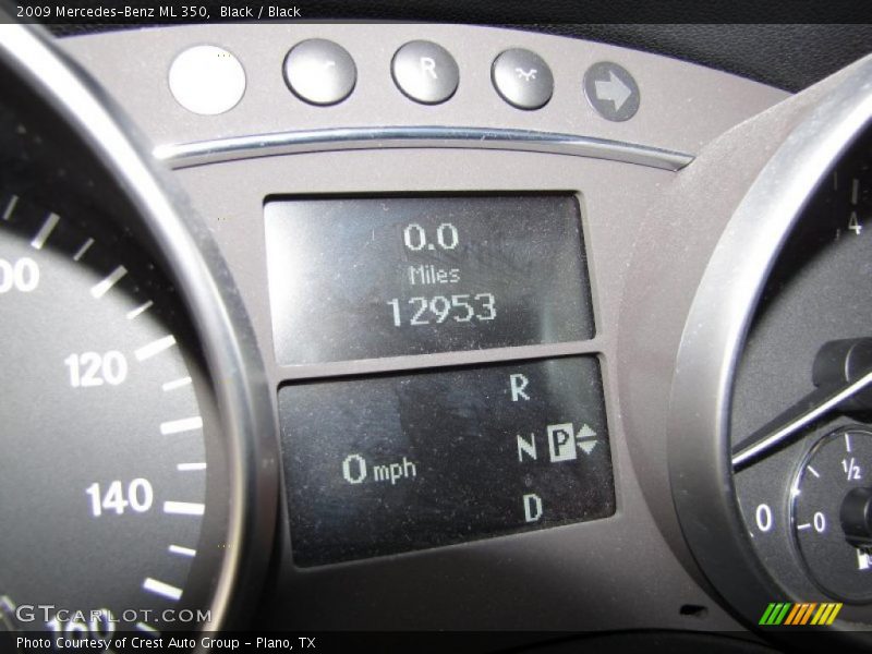 Black / Black 2009 Mercedes-Benz ML 350