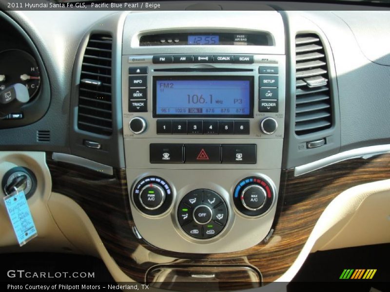 Controls of 2011 Santa Fe GLS