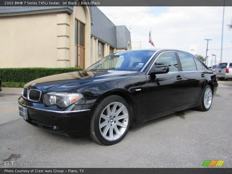 Jet Black / Black/Black 2003 BMW 7 Series 745Li Sedan