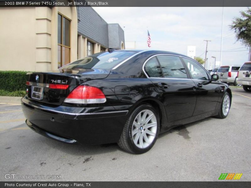 Jet Black / Black/Black 2003 BMW 7 Series 745Li Sedan