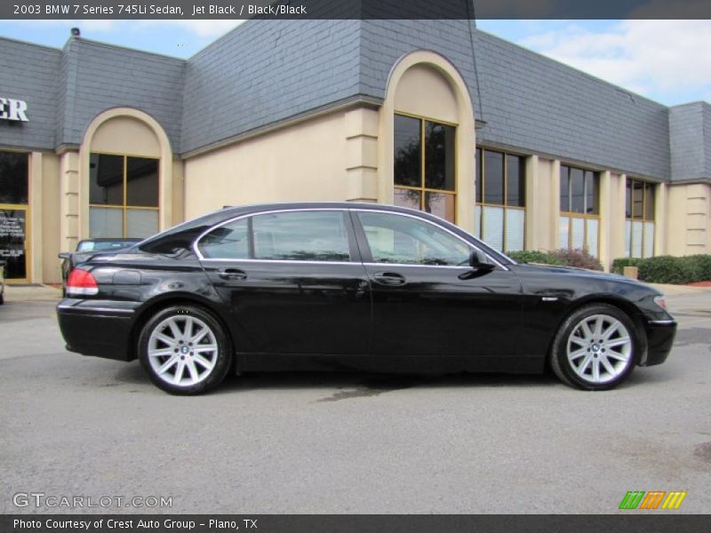 Jet Black / Black/Black 2003 BMW 7 Series 745Li Sedan