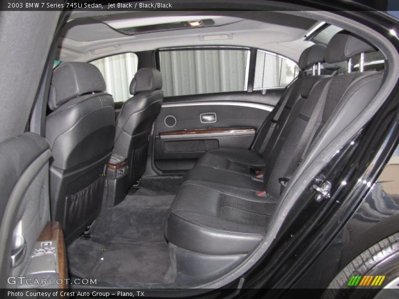 Jet Black / Black/Black 2003 BMW 7 Series 745Li Sedan