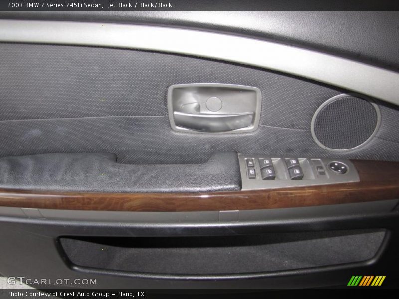 Jet Black / Black/Black 2003 BMW 7 Series 745Li Sedan