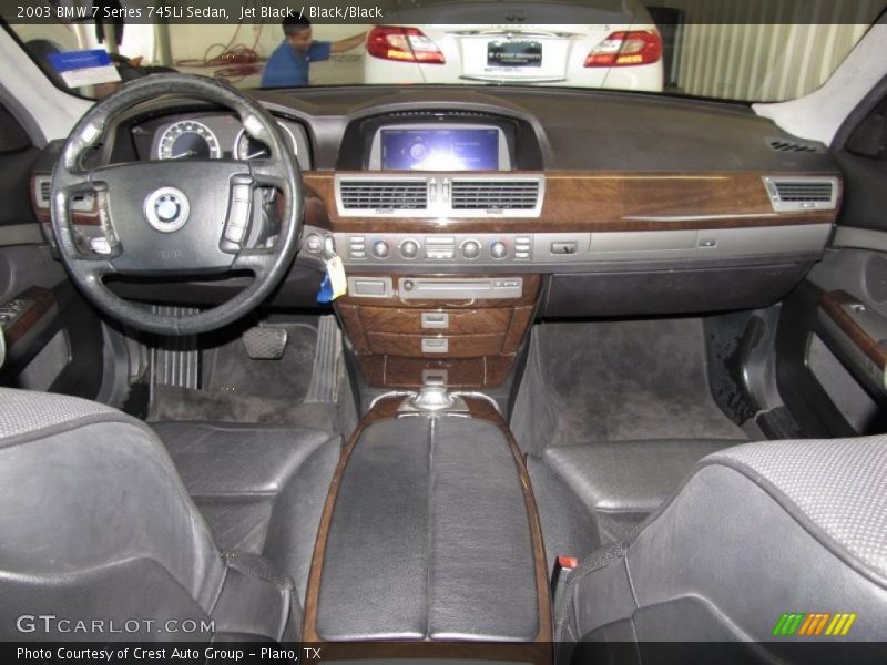 Jet Black / Black/Black 2003 BMW 7 Series 745Li Sedan