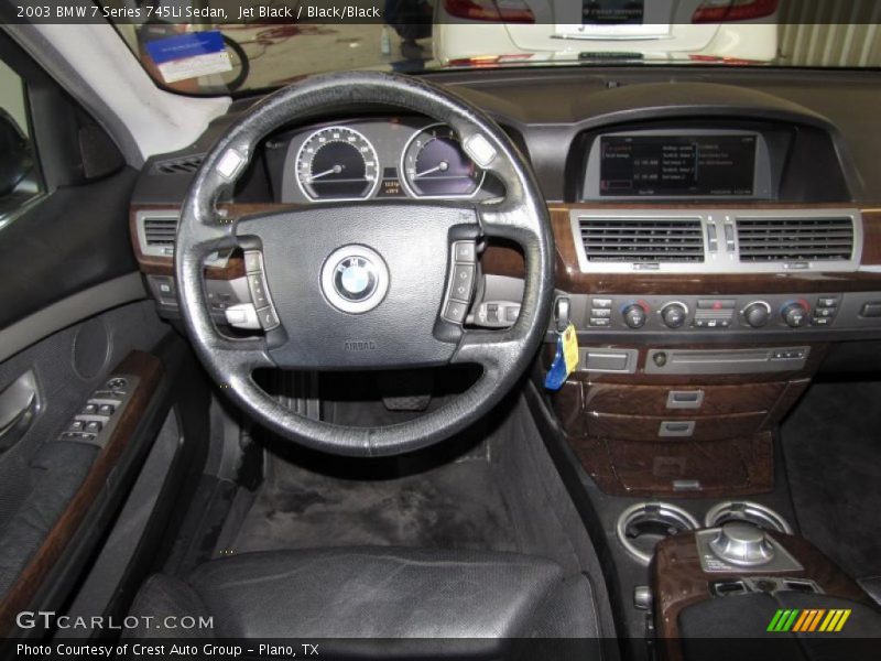 Jet Black / Black/Black 2003 BMW 7 Series 745Li Sedan