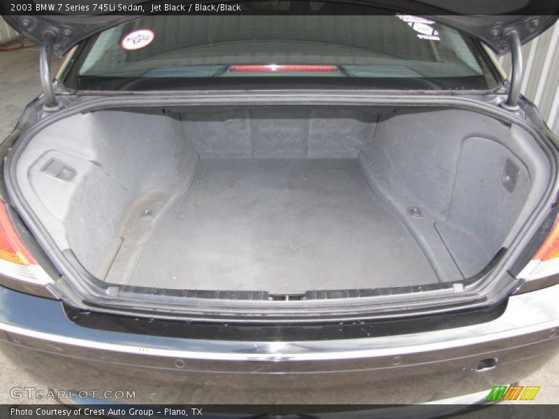 Jet Black / Black/Black 2003 BMW 7 Series 745Li Sedan