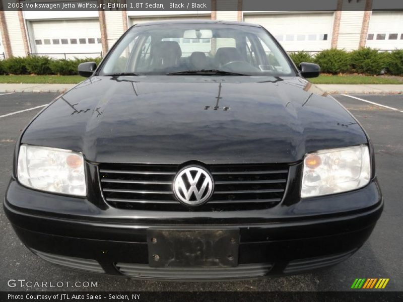 Black / Black 2003 Volkswagen Jetta Wolfsburg Edition 1.8T Sedan