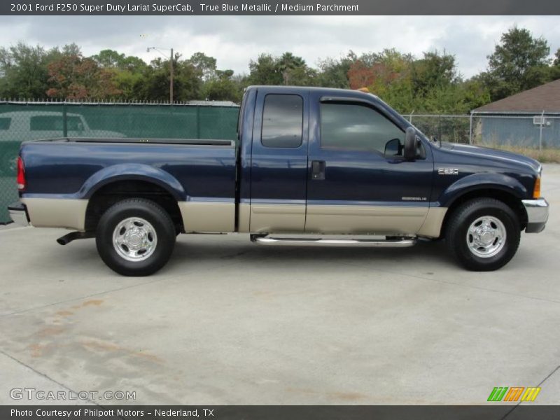  2001 F250 Super Duty Lariat SuperCab True Blue Metallic