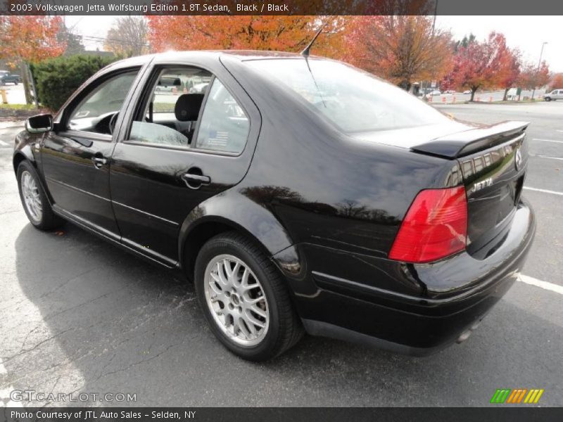 Black / Black 2003 Volkswagen Jetta Wolfsburg Edition 1.8T Sedan