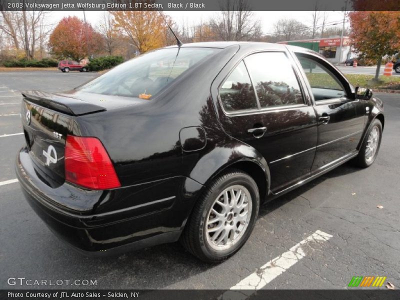 Black / Black 2003 Volkswagen Jetta Wolfsburg Edition 1.8T Sedan