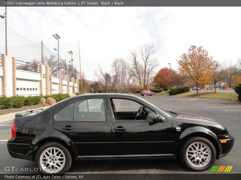 Black / Black 2003 Volkswagen Jetta Wolfsburg Edition 1.8T Sedan