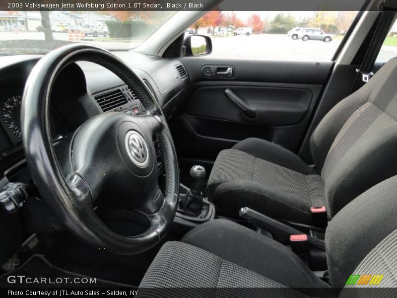  2003 Jetta Wolfsburg Edition 1.8T Sedan Black Interior