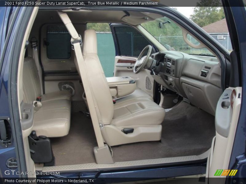  2001 F250 Super Duty Lariat SuperCab Medium Parchment Interior