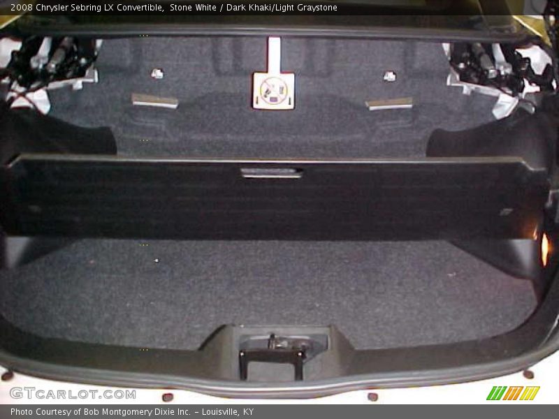 Stone White / Dark Khaki/Light Graystone 2008 Chrysler Sebring LX Convertible