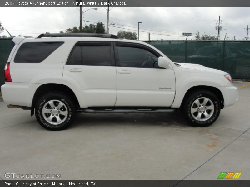 Natural White / Dark Charcoal 2007 Toyota 4Runner Sport Edition
