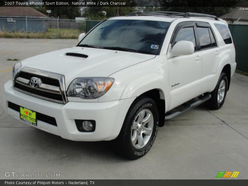 Natural White / Dark Charcoal 2007 Toyota 4Runner Sport Edition