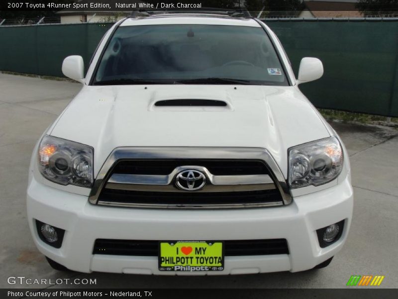 Natural White / Dark Charcoal 2007 Toyota 4Runner Sport Edition