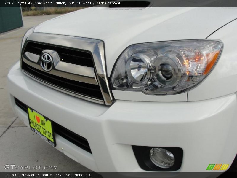 Natural White / Dark Charcoal 2007 Toyota 4Runner Sport Edition