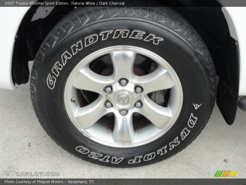 Natural White / Dark Charcoal 2007 Toyota 4Runner Sport Edition