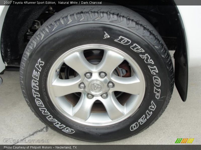 Natural White / Dark Charcoal 2007 Toyota 4Runner Sport Edition