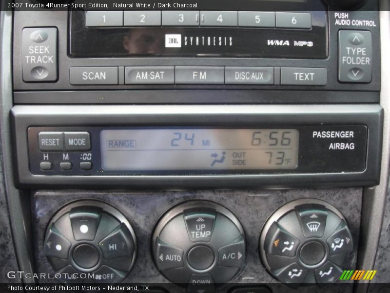 Natural White / Dark Charcoal 2007 Toyota 4Runner Sport Edition