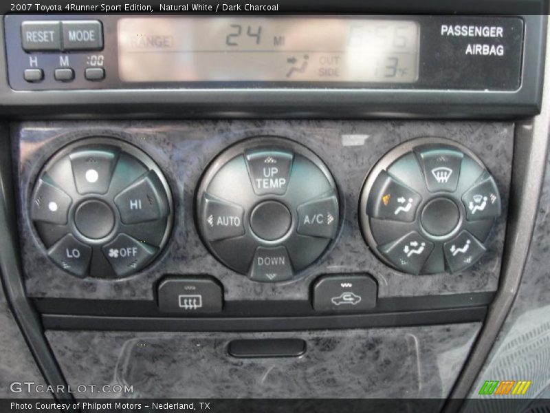 Natural White / Dark Charcoal 2007 Toyota 4Runner Sport Edition