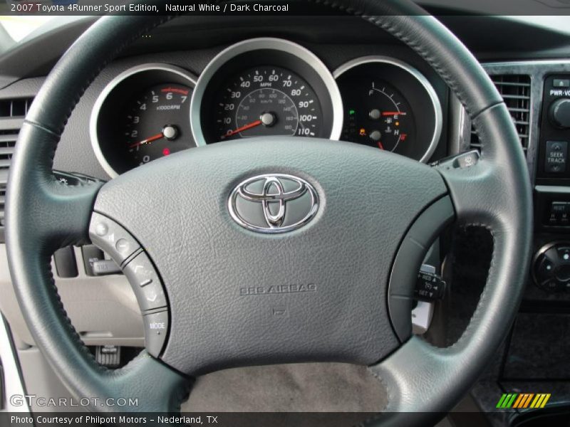 Natural White / Dark Charcoal 2007 Toyota 4Runner Sport Edition