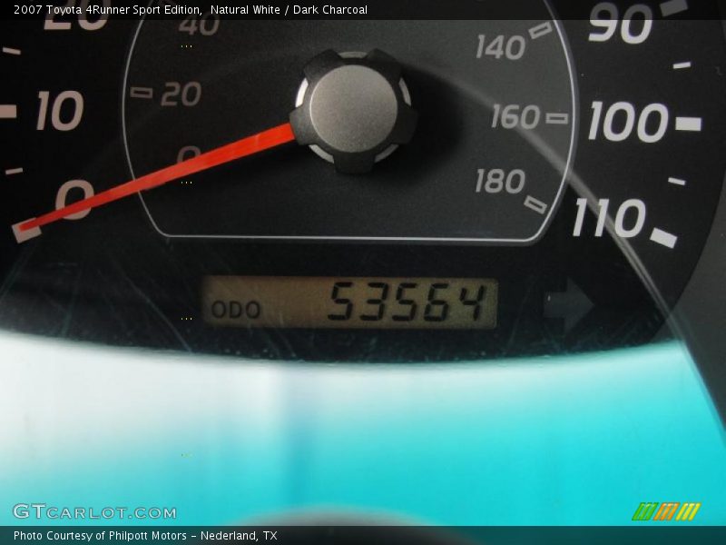 Natural White / Dark Charcoal 2007 Toyota 4Runner Sport Edition