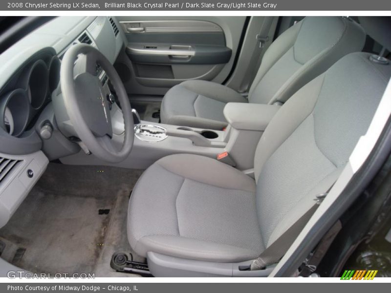  2008 Sebring LX Sedan Dark Slate Gray/Light Slate Gray Interior