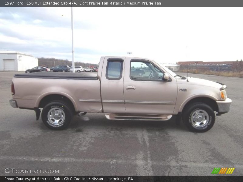 Light Prairie Tan Metallic / Medium Prairie Tan 1997 Ford F150 XLT Extended Cab 4x4